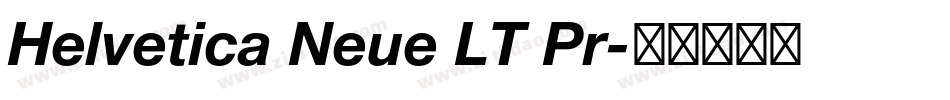 Helvetica Neue LT Pr字体转换